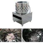 Made in India Commercial Chicken Feather Plucking/Cleaning Machine, 5 Birds, Without Motor